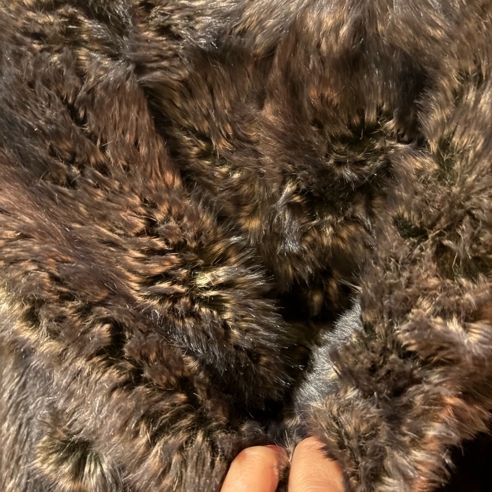 Bebe Vintage Y2K Faux Fur Vest with Hood & Pockets Sz M - Picture 10 of 14